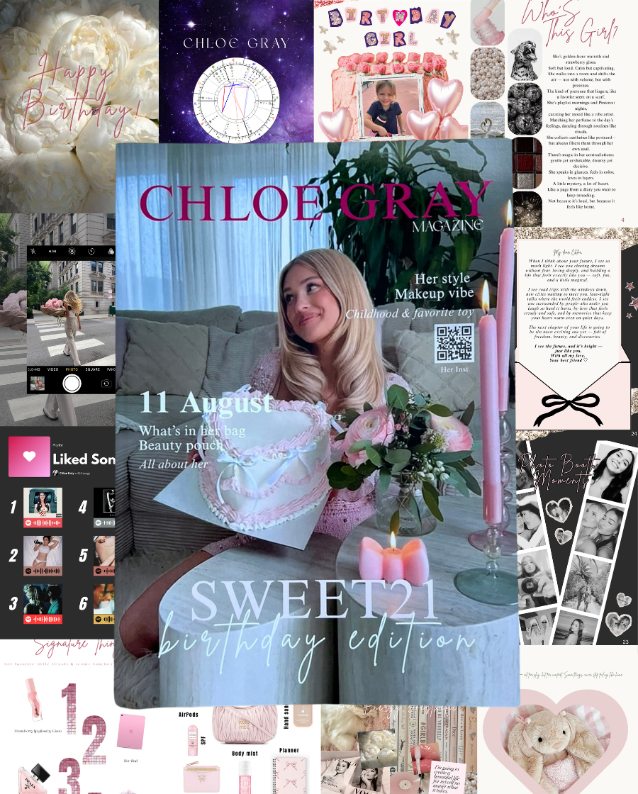 Birthday Magazine Template