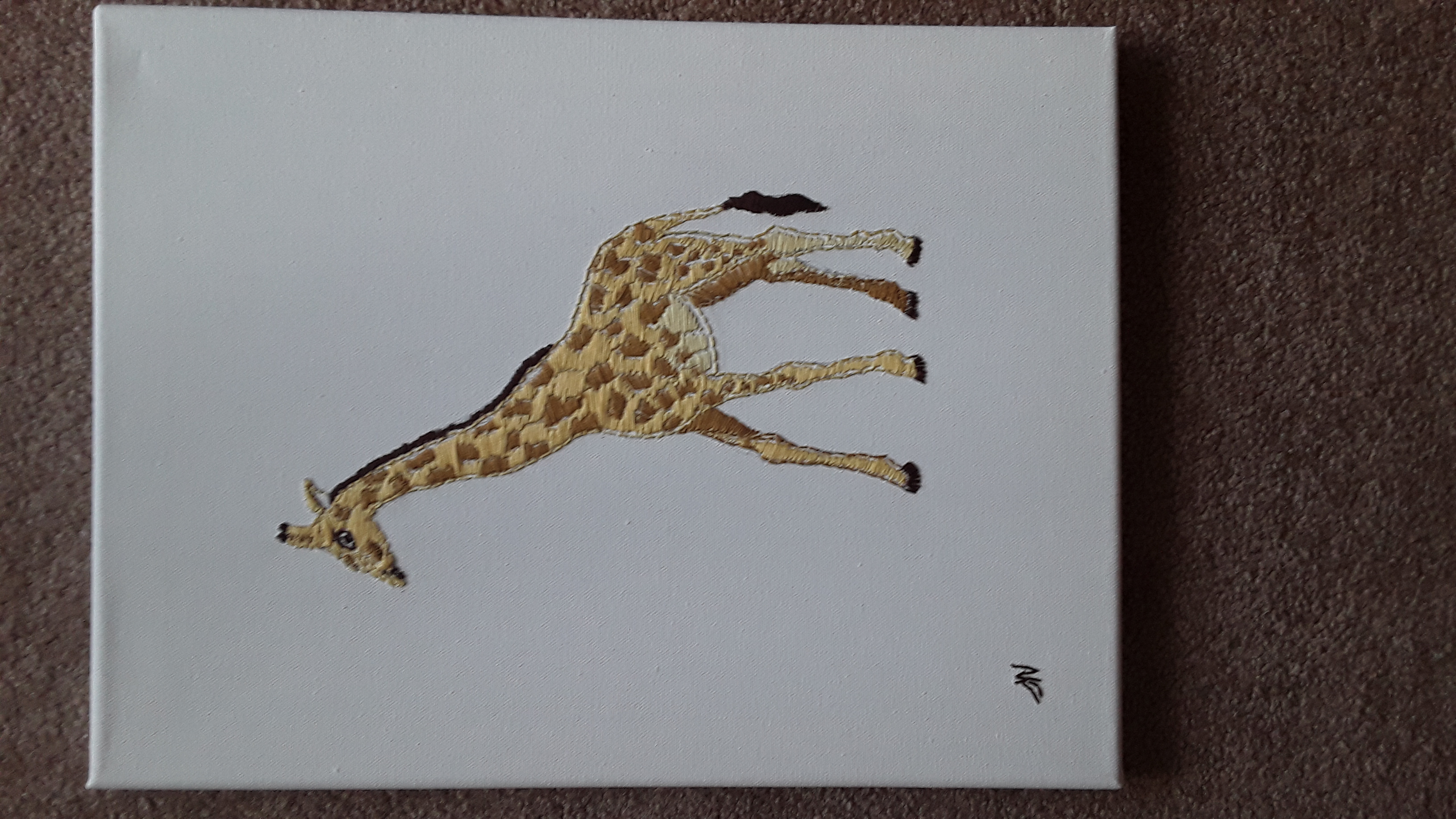 Giraffe Canvas Wall Art