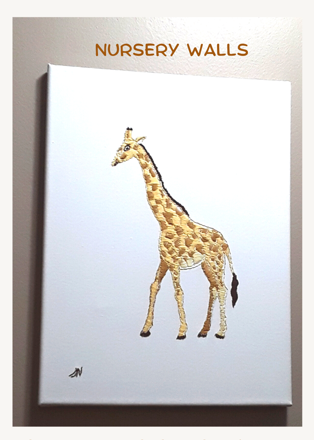 Giraffe Canvas Wall Art