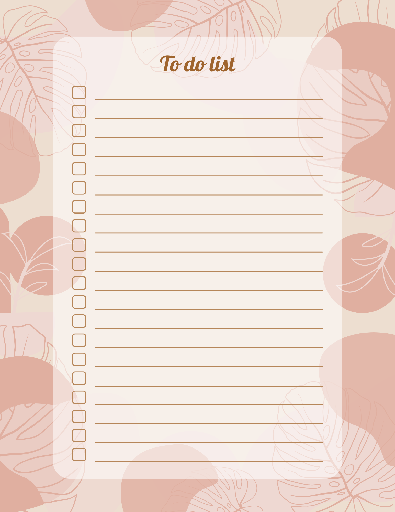 Monthly Planner (24 pages)