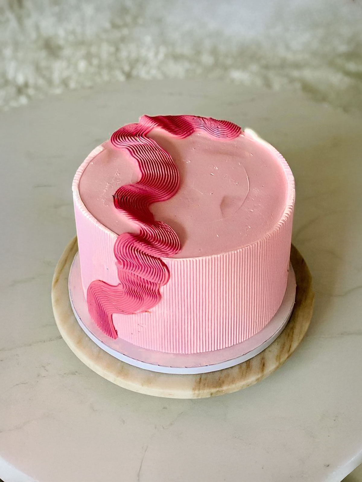 Strawberry Hibiscus Cake