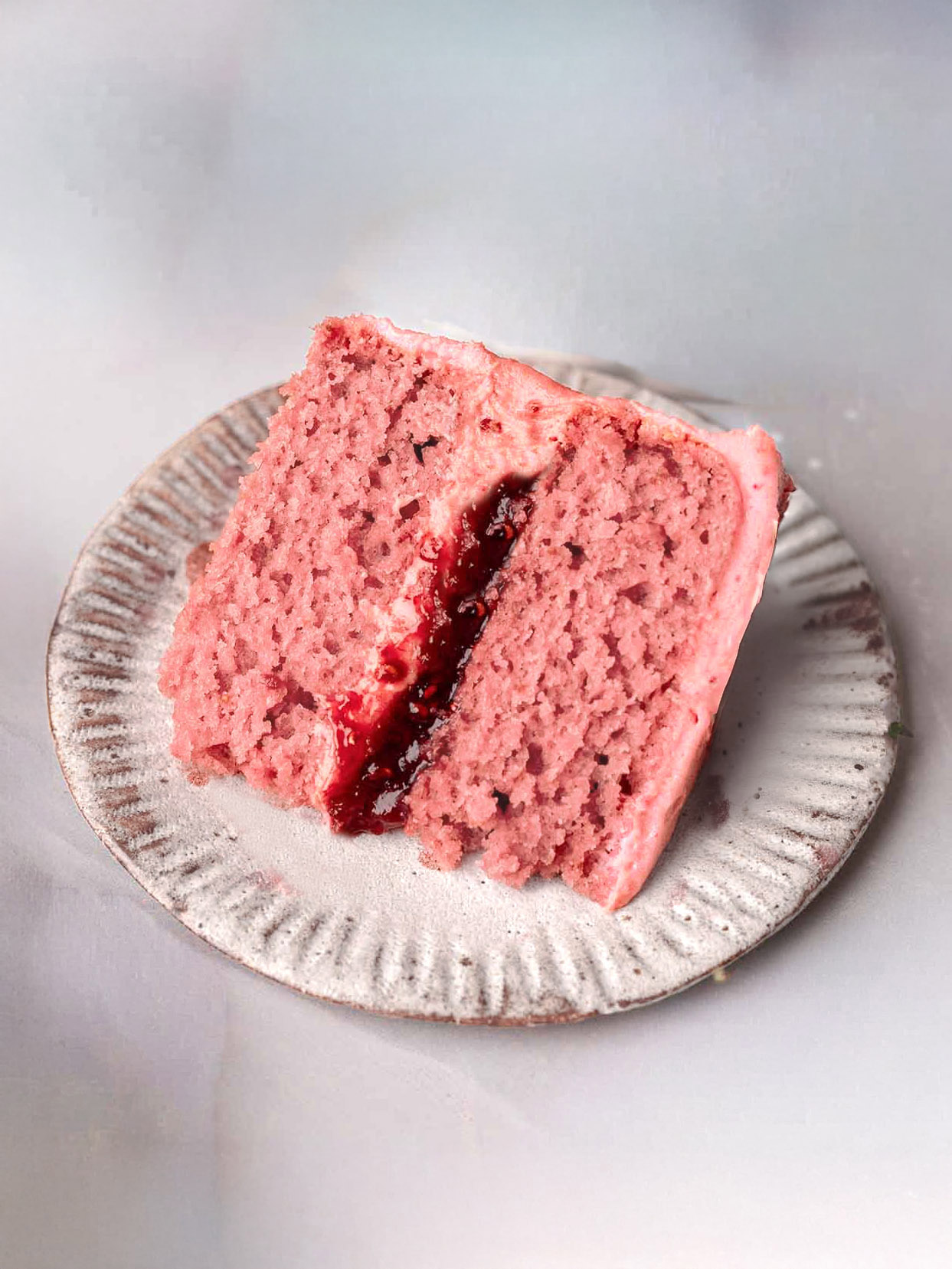 Strawberry Hibiscus Cake