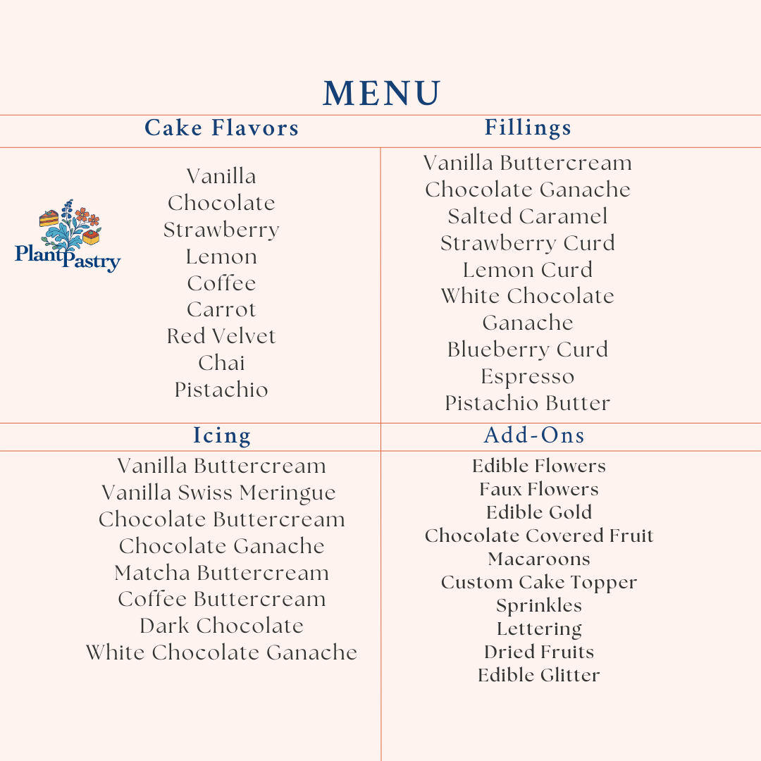 Wedding Cake Planning Appointment