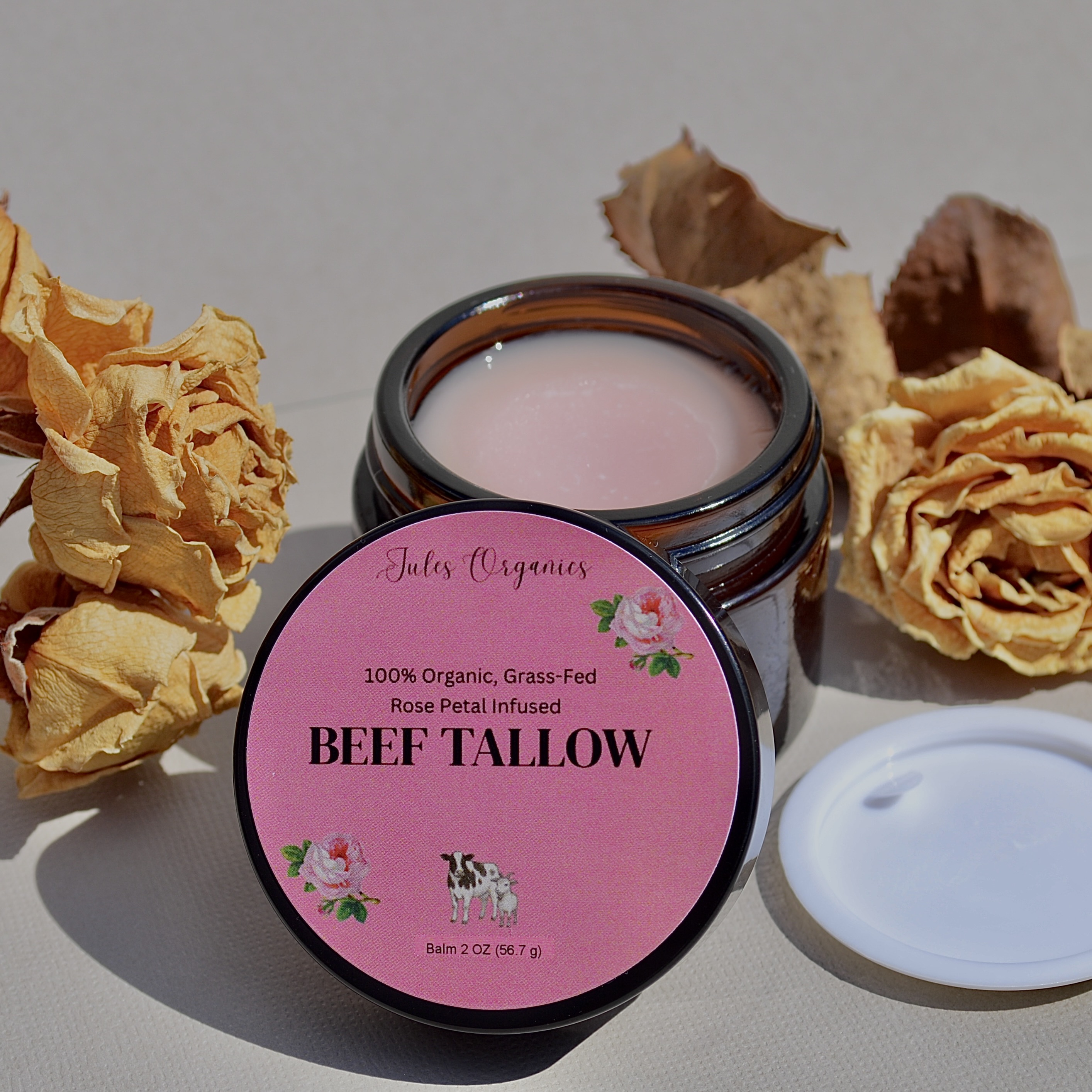 Rose Infused Beef Tallow