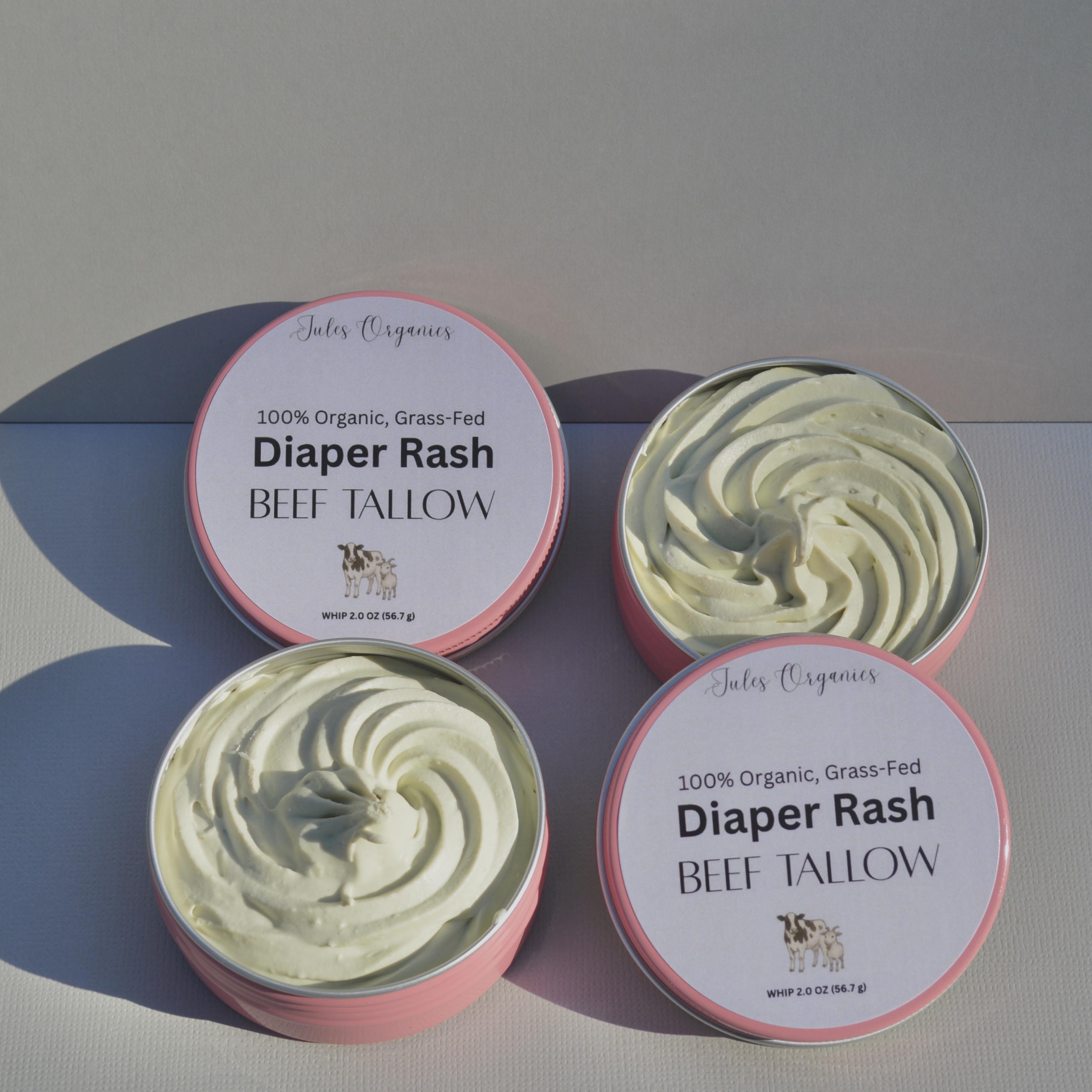 Whipped Diaper Rash Beef Tallow
