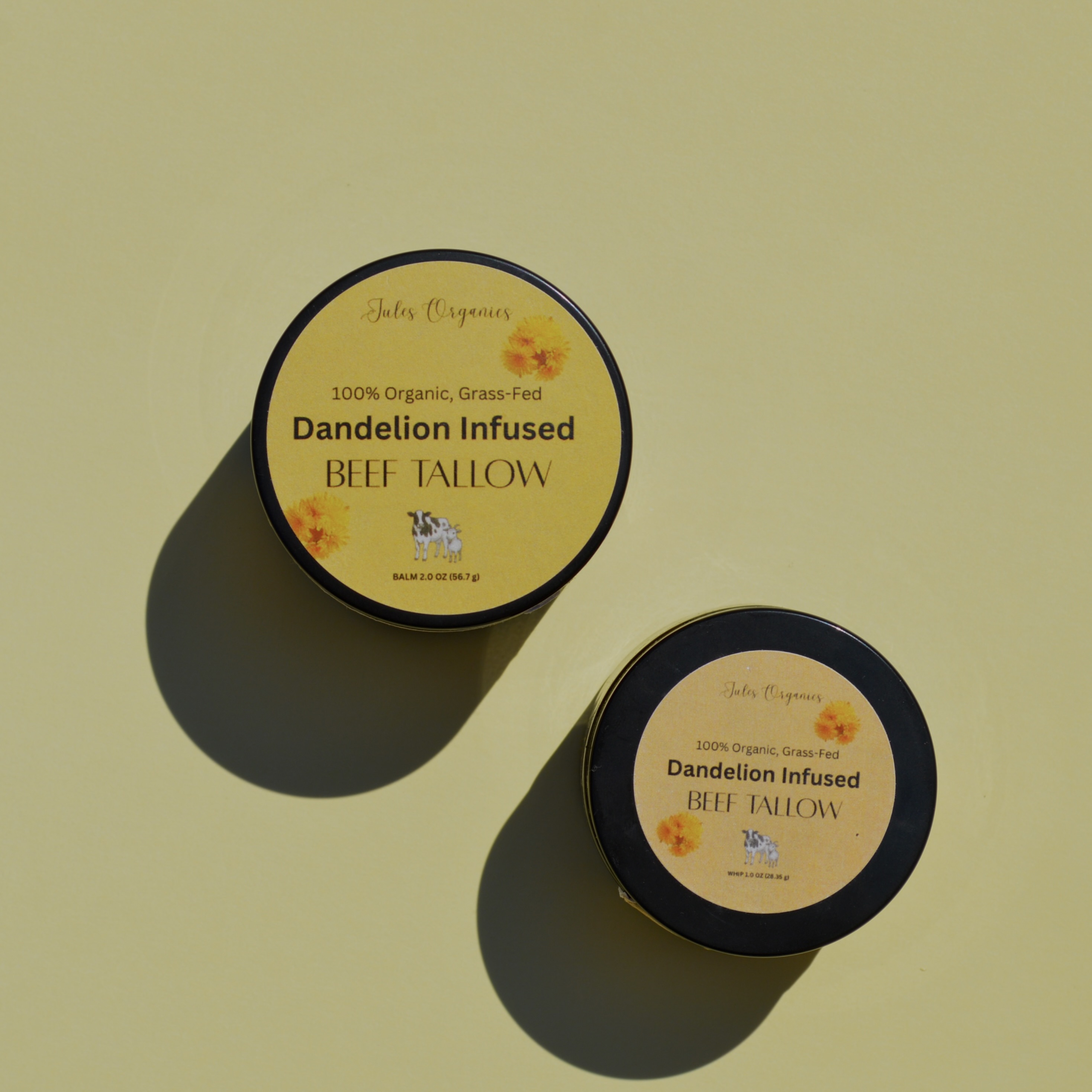 Dandelion Infused Beef Tallow
