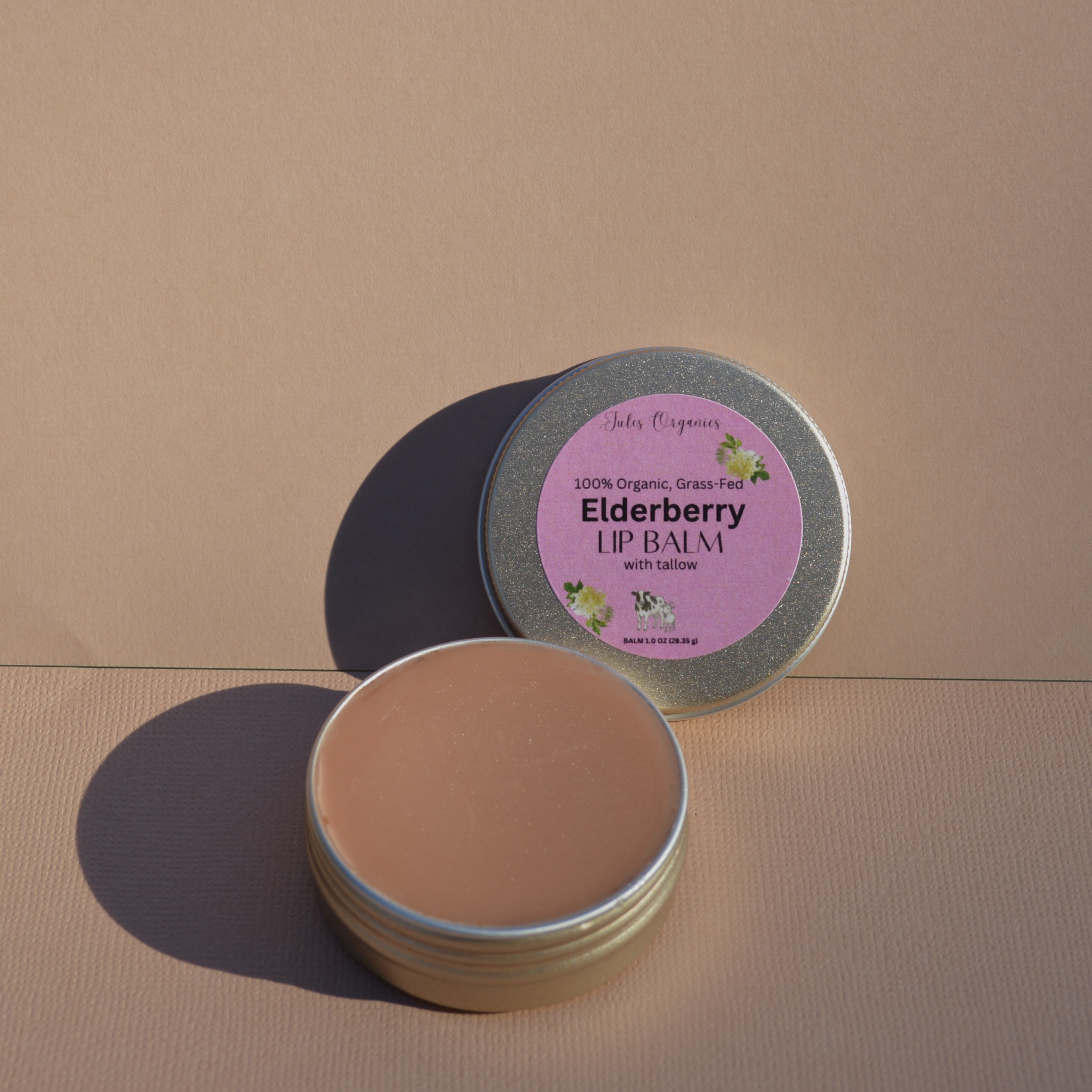 Elderberry Lip Balm 1 oz