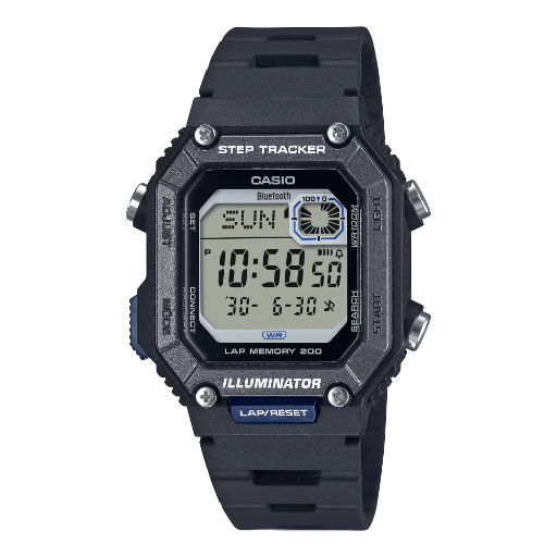 WS-B1000-1AVDF Resin Fitness watch