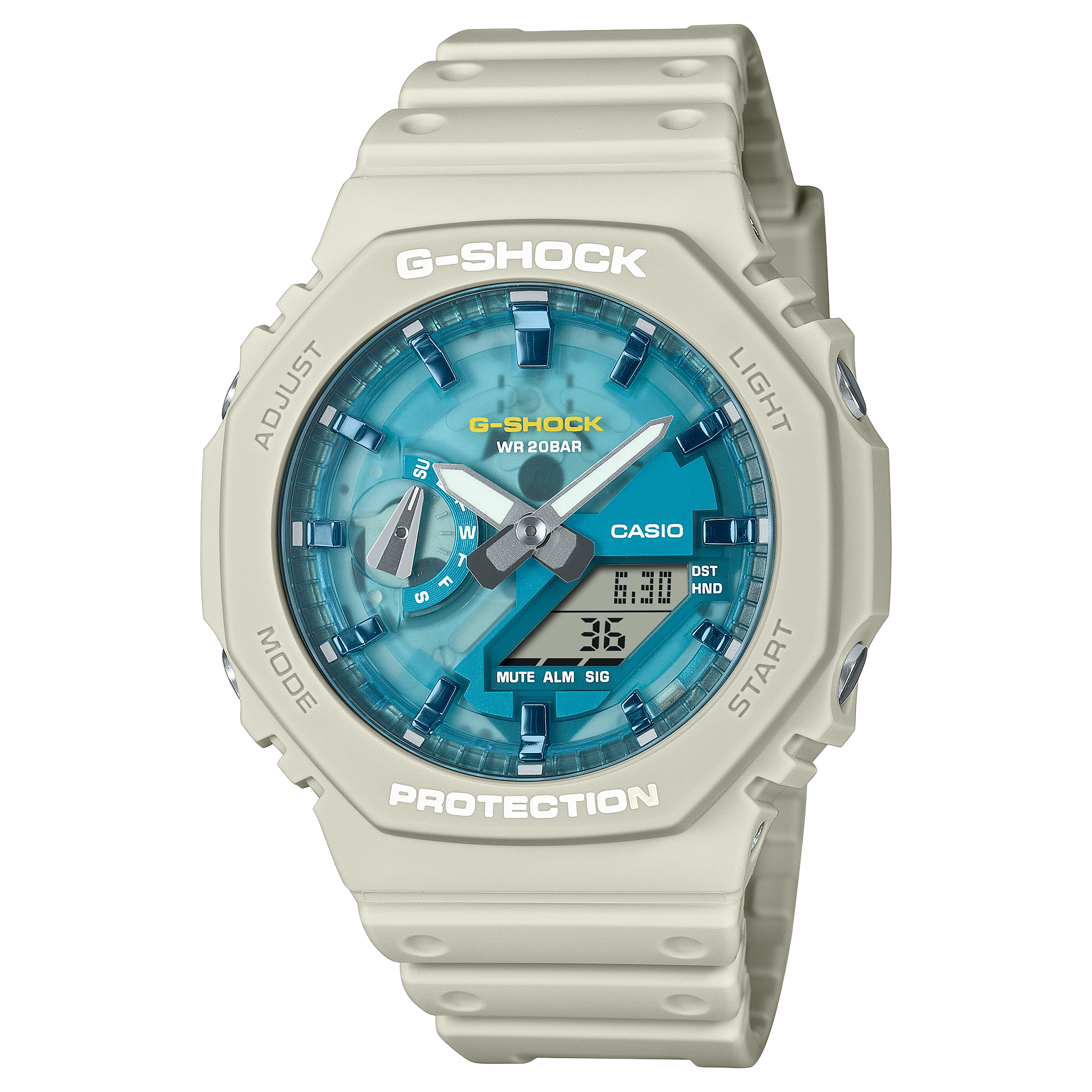 GA-2100AS-5ADR Casioak G-SHOCK