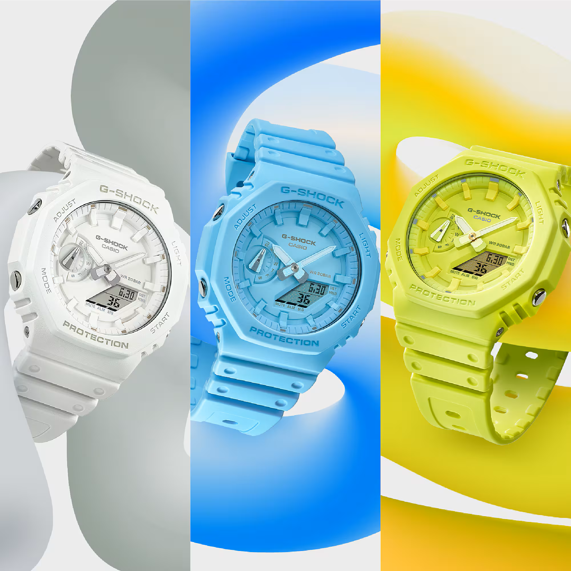 GA-2100-9A9DR Metal Casioak