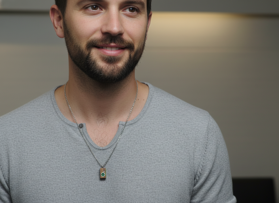 Collier pendentif tour du monde