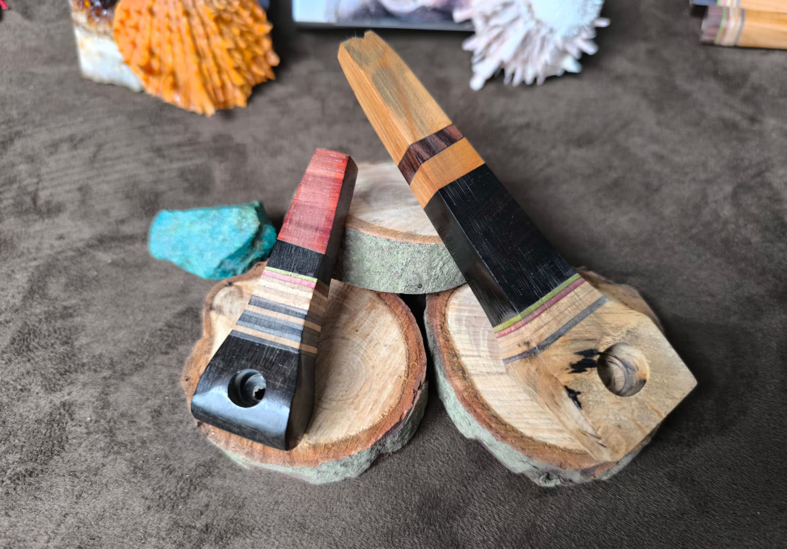 Pipe en bois artisanal