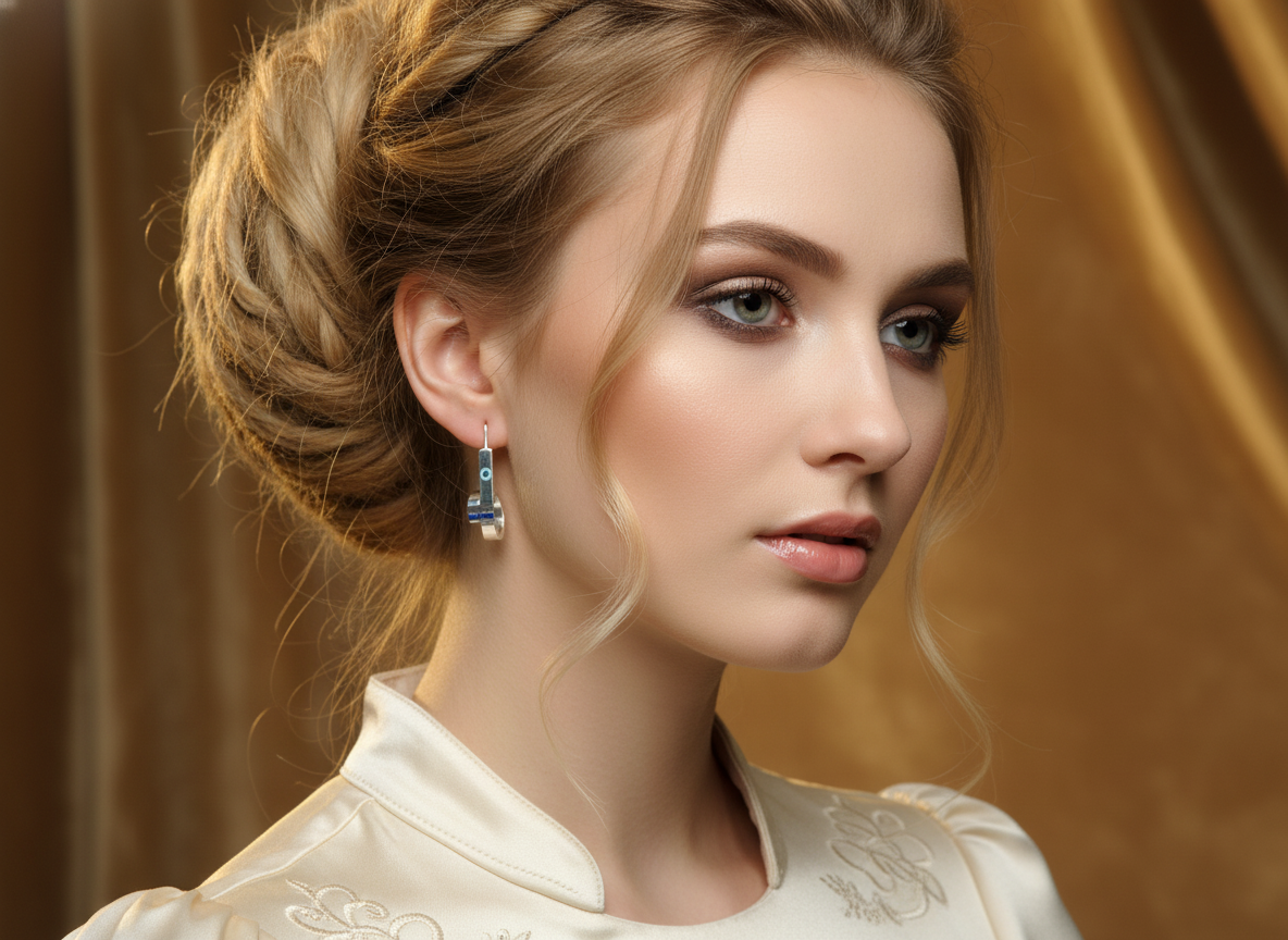 Boucles d'oreilles d'Une Borondo