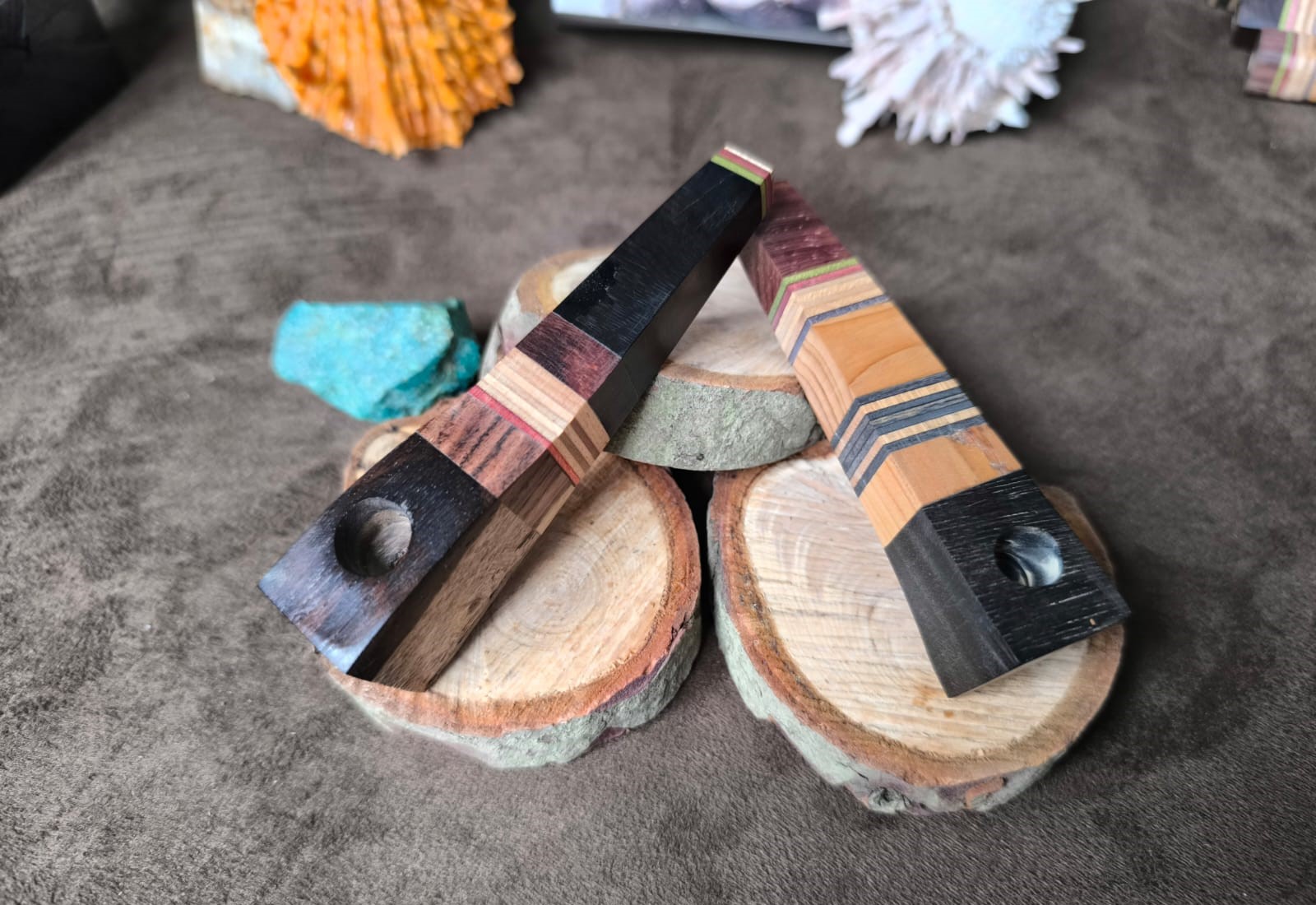 Pipe en bois artisanal