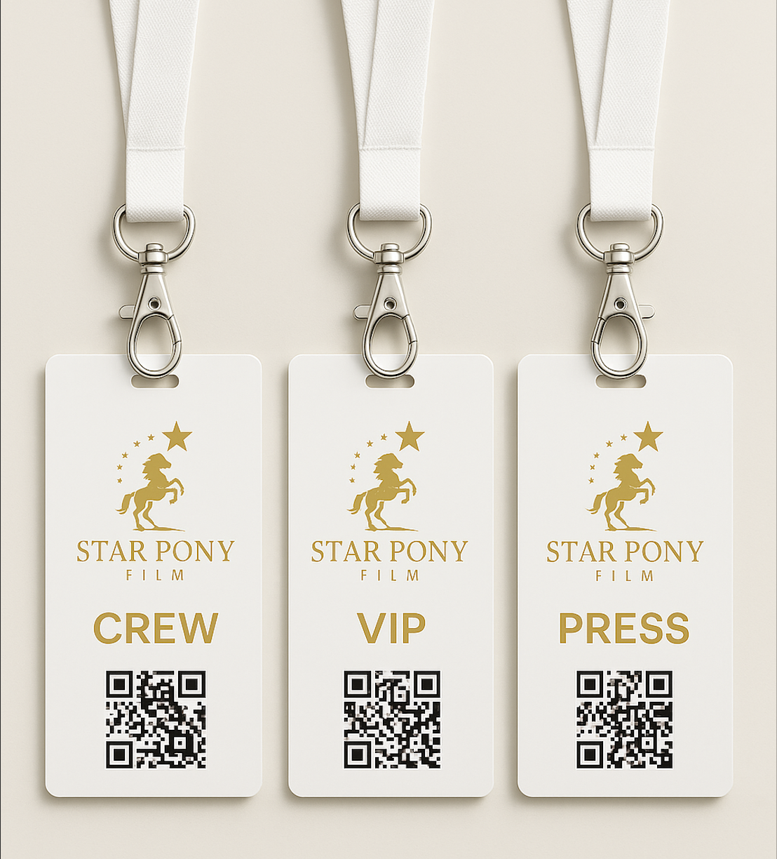 Event Badges - White
