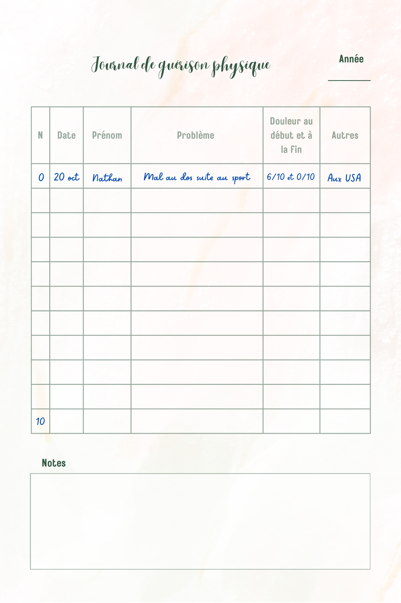 Mon journal guidé : guéri.e dans ta présence