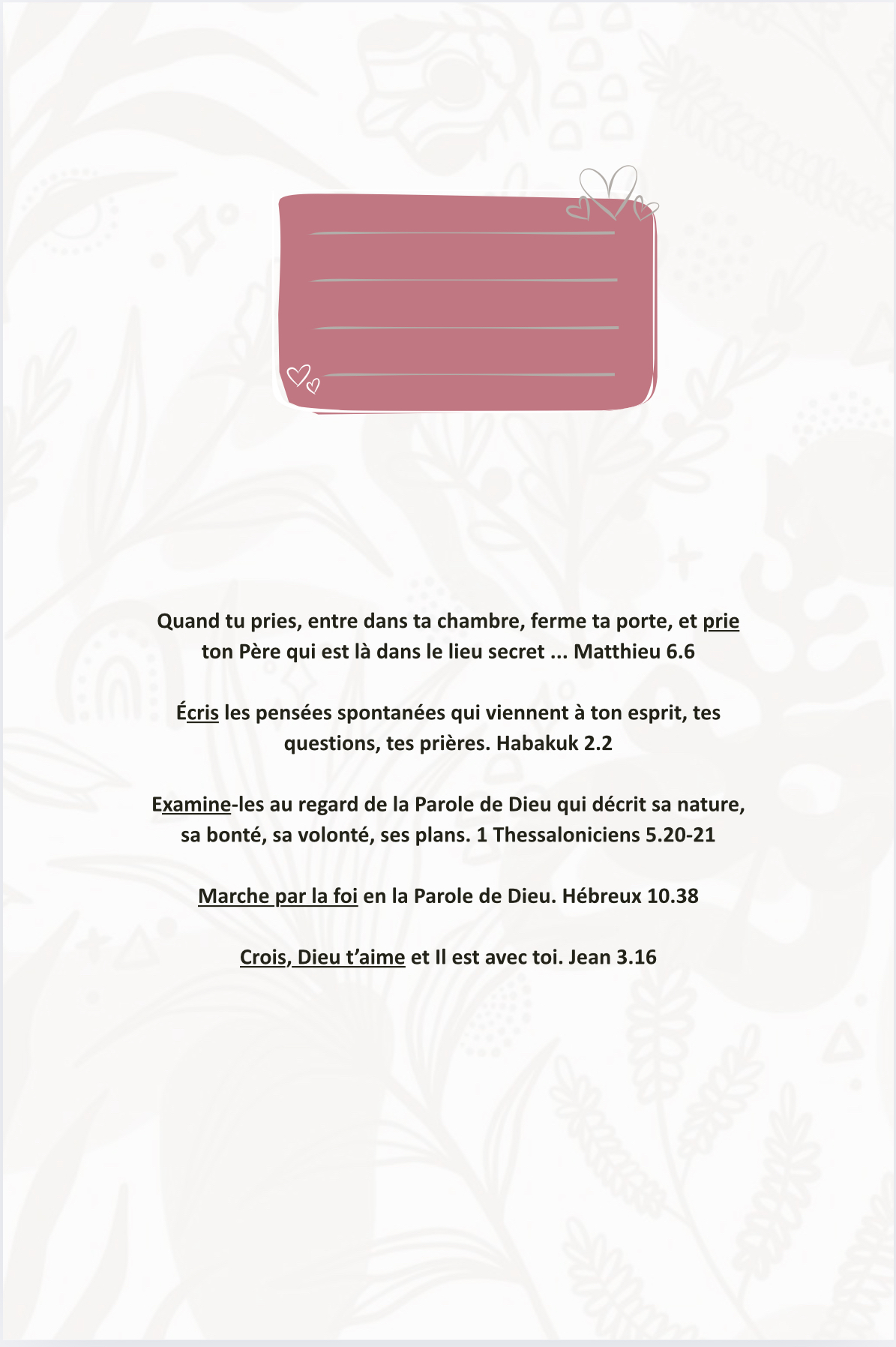 Mon journal guidé : 365 jours dans ta présence