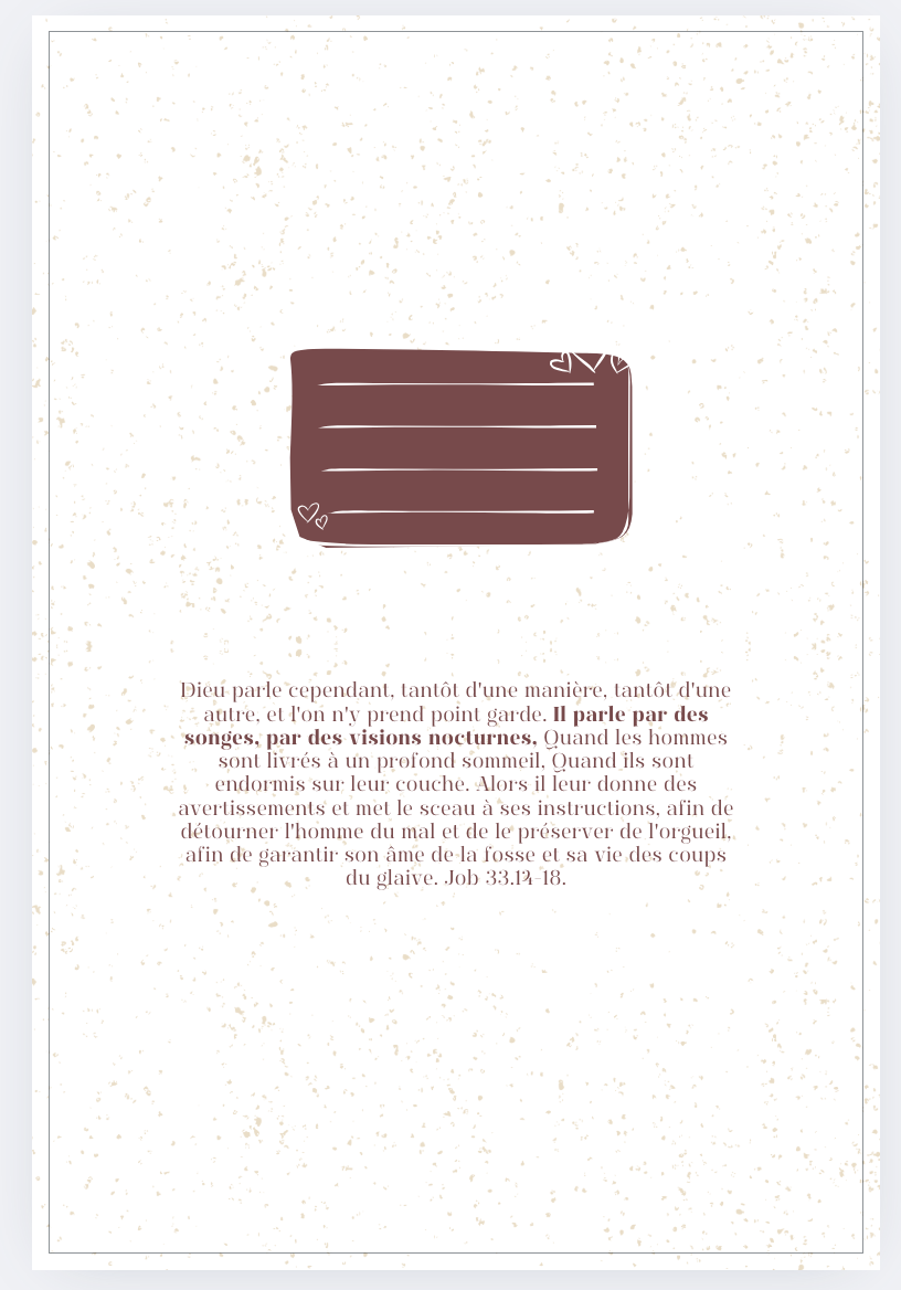 Mon journal guidé : comprendre mes rêves (à venir)