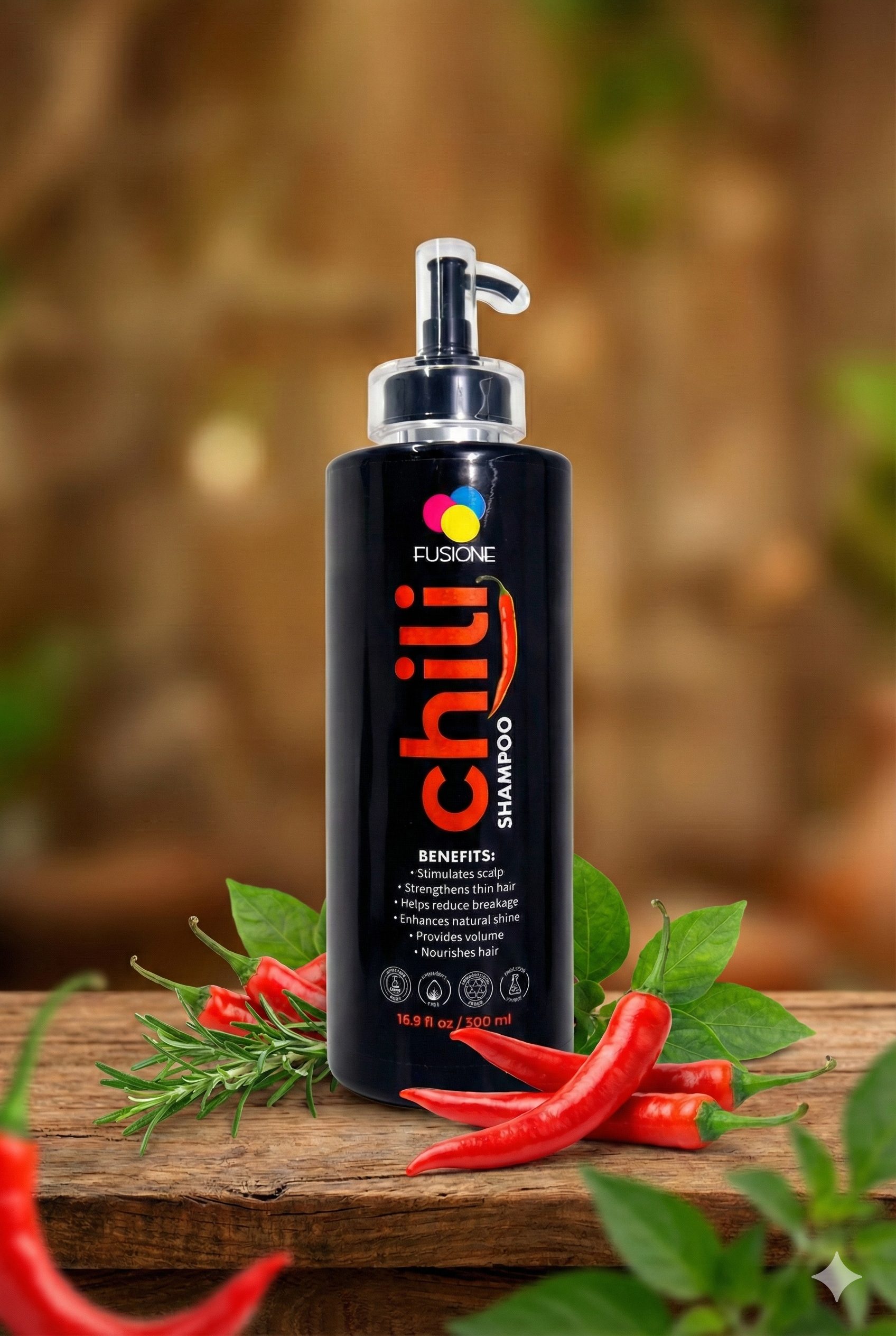 CHILI SHAMPOO FUSIOUNE: Despierta la energía de tu cabello 