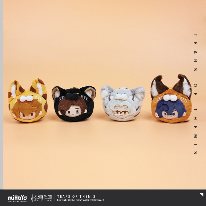 Fluffy Ears Series Plush Keychain