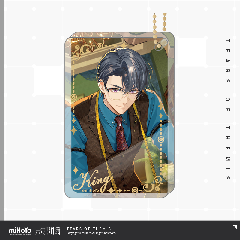 Fit for a King Series Acrylic Keychain