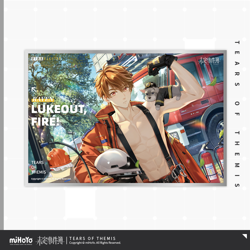 Lukeout, Fire! Series Shikishi Board