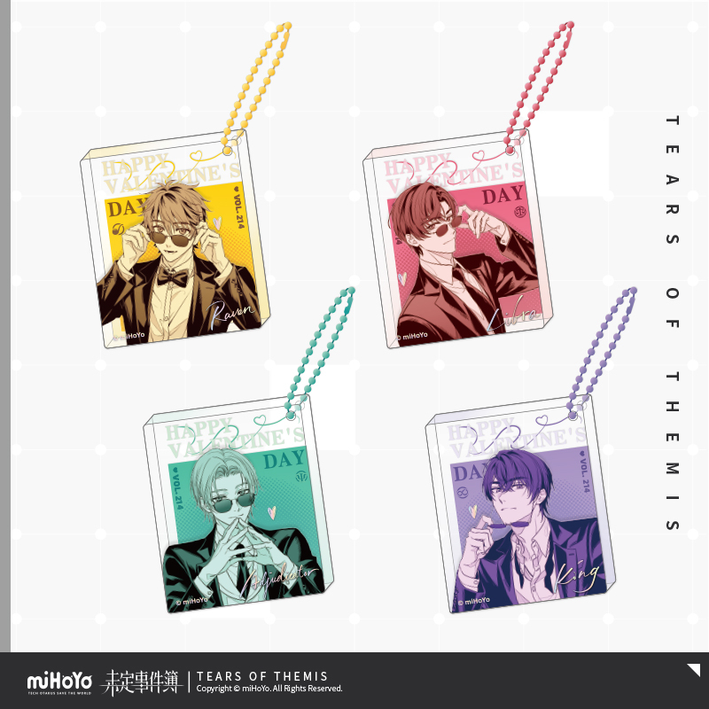 Burning Passion Series Acrylic Keychain