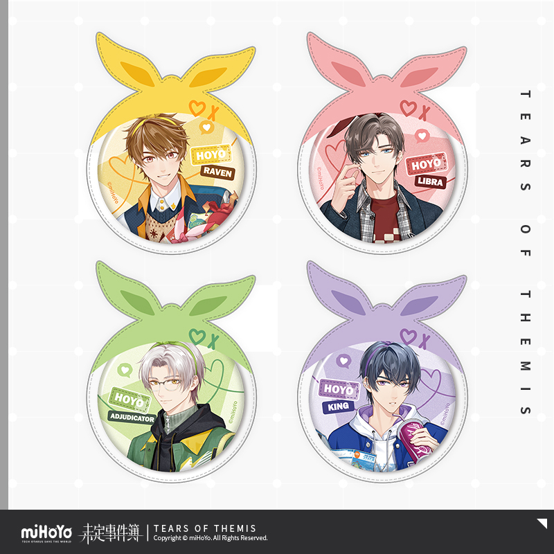 HoHo Luck Series Badge & Case Set