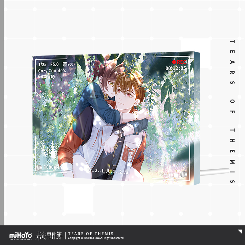 Cozy Couple's Getaway Series Acrylic Stand