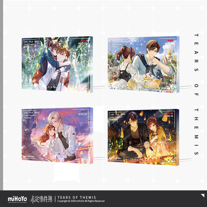 Cozy Couple's Getaway Series Acrylic Stand