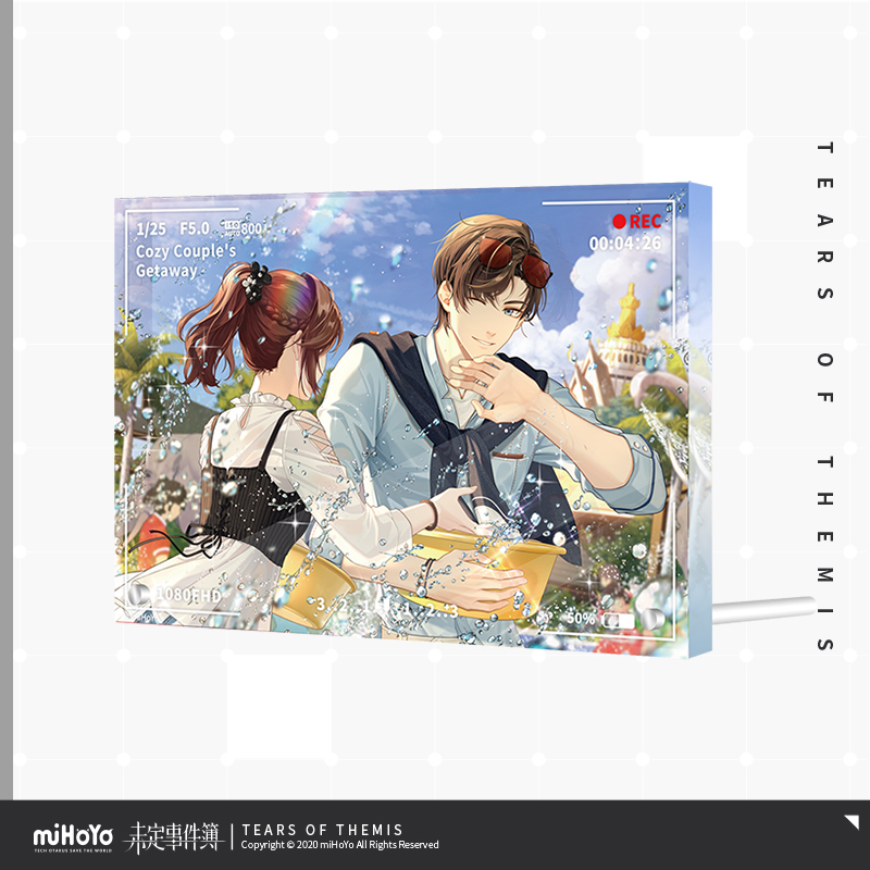 Cozy Couple's Getaway Series Acrylic Stand