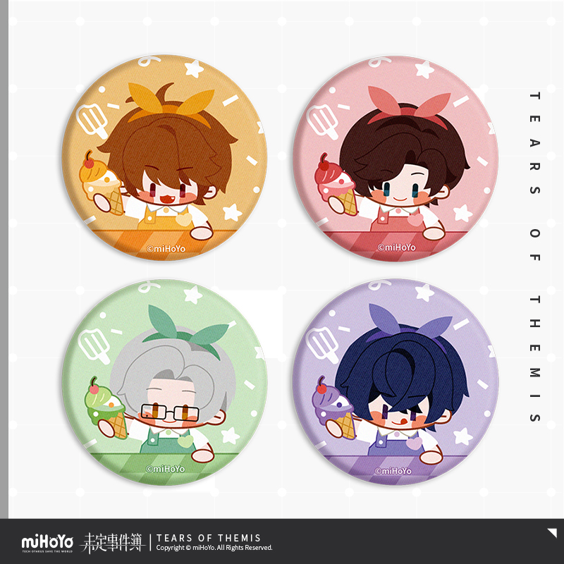 Refreshing Honey Summer Series Chibi Badge