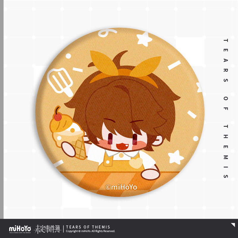 Refreshing Honey Summer Series Chibi Badge