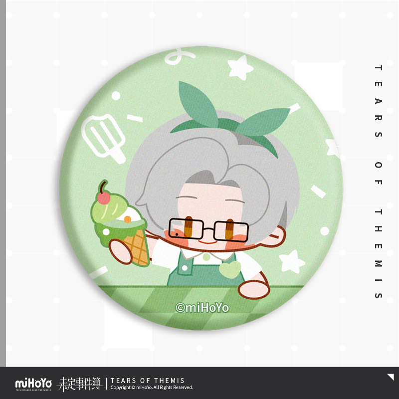 Refreshing Honey Summer Series Chibi Badge