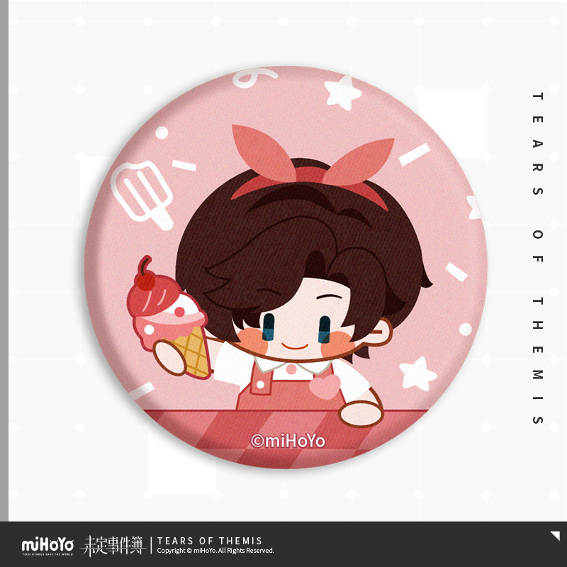 Refreshing Honey Summer Series Chibi Badge
