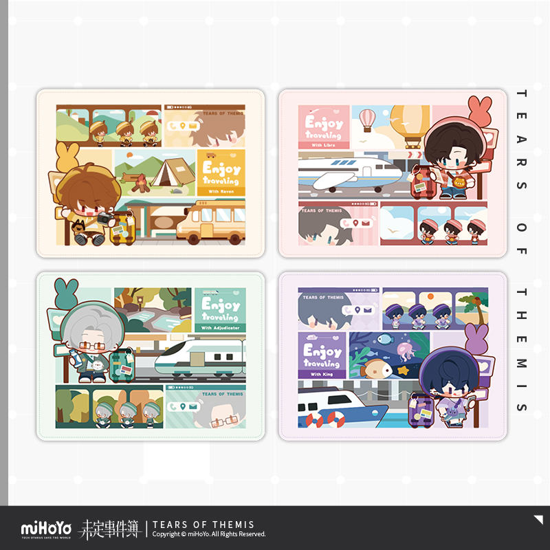 Enjoy Traveling Series Chibi Blanket