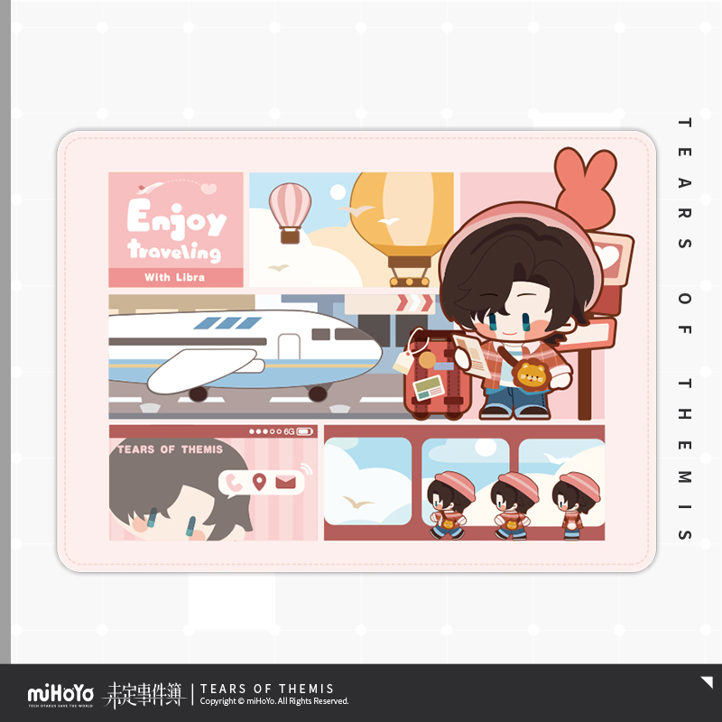 Enjoy Traveling Series Chibi Blanket