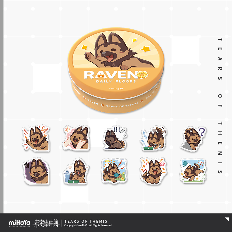Fluffy Daily Series Chibi Sticker Set