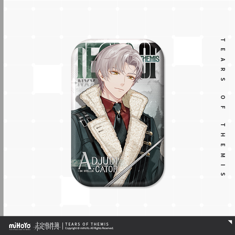 Judgment of the White Expanse Series Square Badge