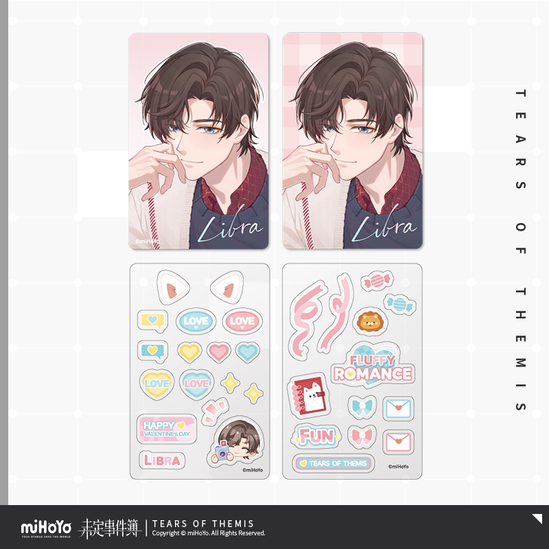 Fluffy Romance Series Stiker & Postcard