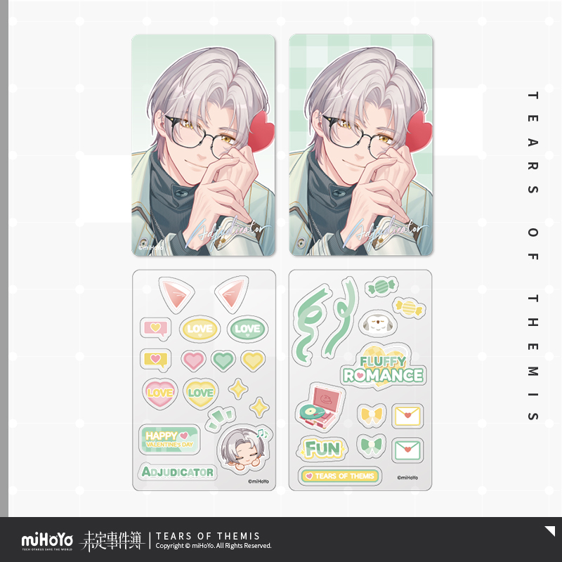 Fluffy Romance Series Stiker & Postcard