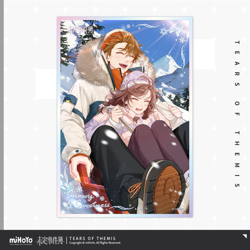 Snowy Sweetness Series Acrylic Shikishi