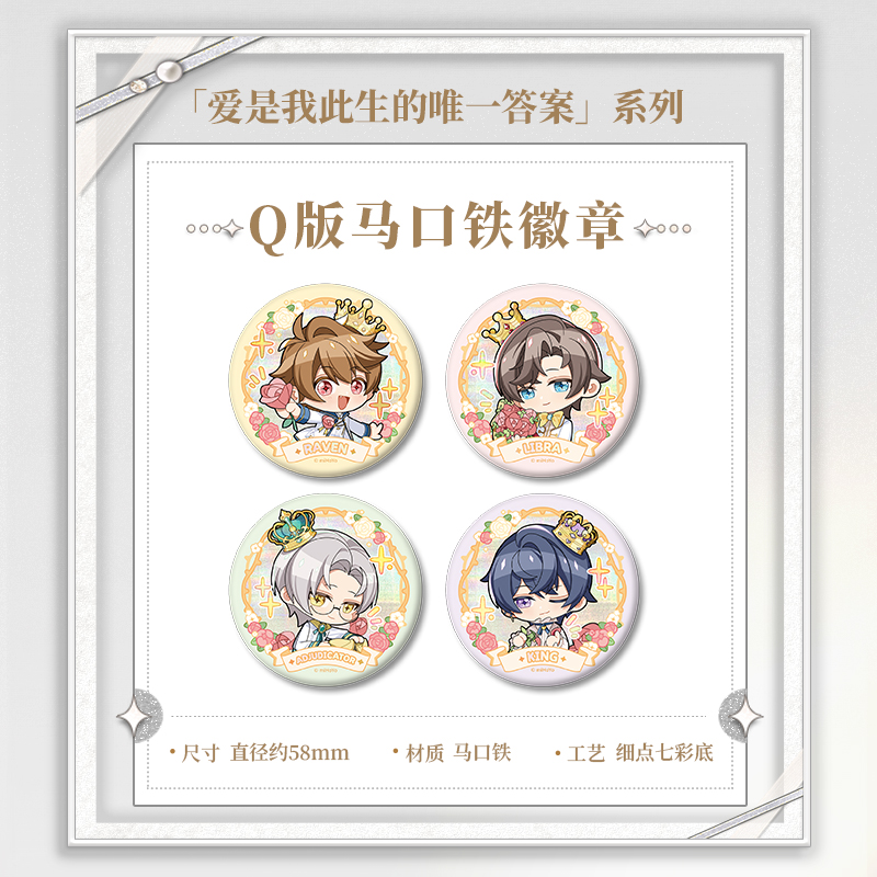 My Heart Will Go On Series Chibi Badge