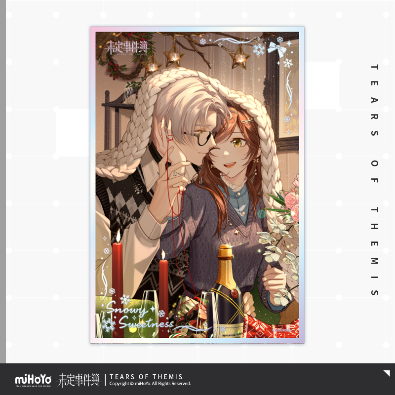 Snowy Sweetness Series Acrylic Shikishi