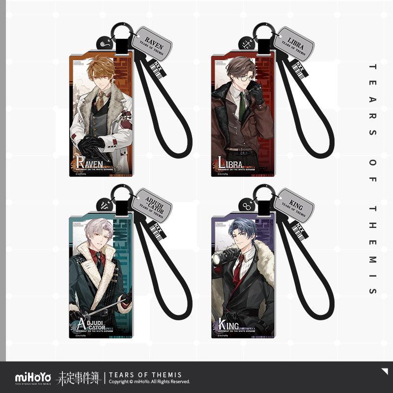 Judgment of the White Expanse Series Acrylic Keychain