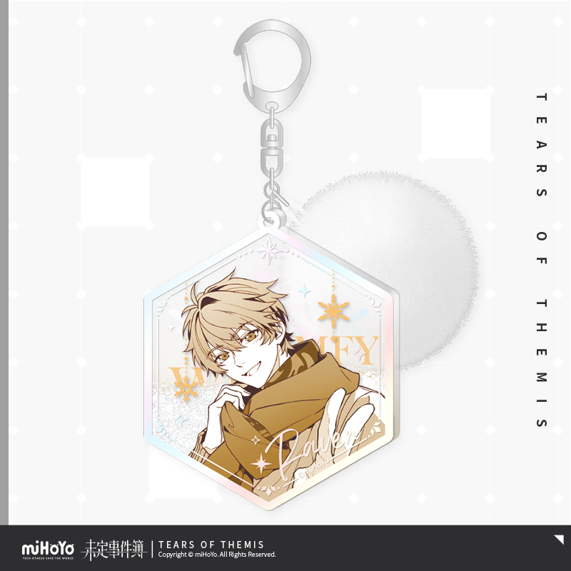 Happy Holiday Series Acrylic Keychain