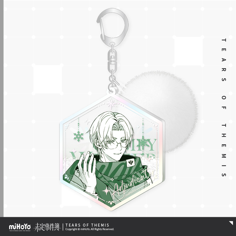 Happy Holiday Series Acrylic Keychain