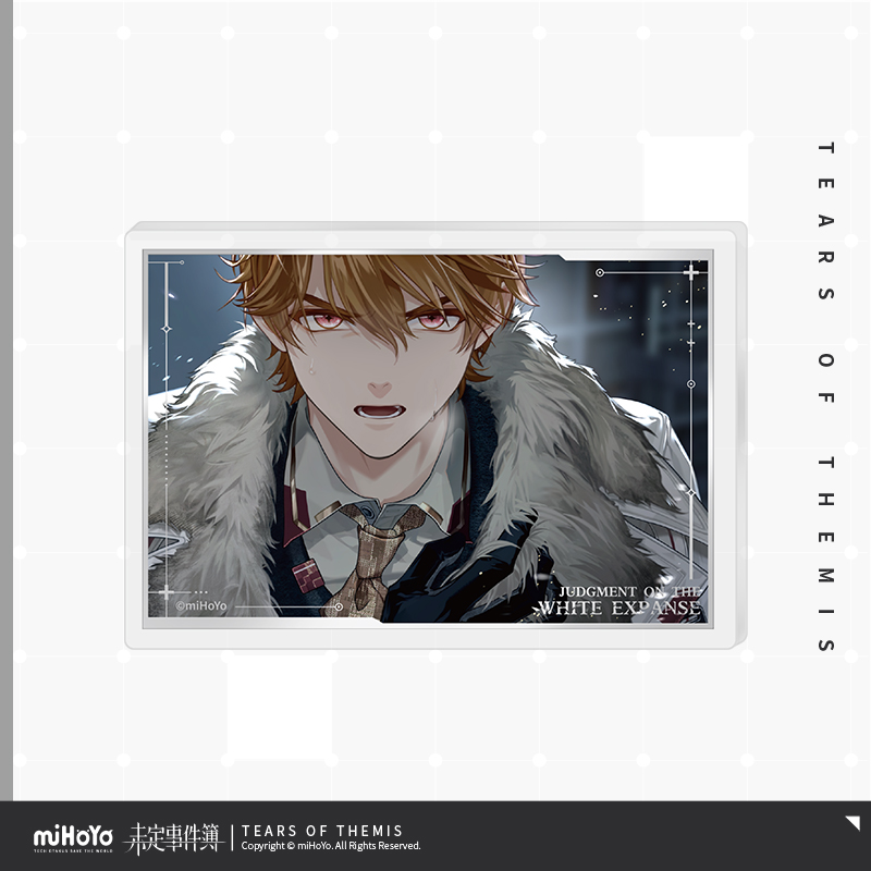 Judgment of the White Expanse Series Acrylic Badge