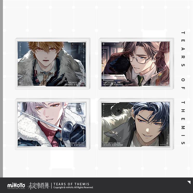 Judgment of the White Expanse Series Acrylic Badge