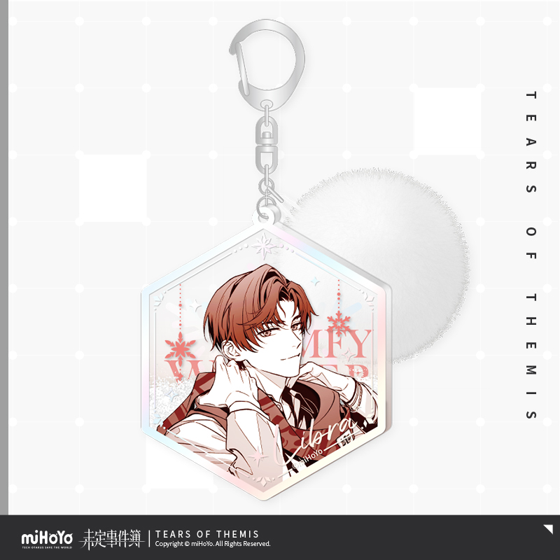 Happy Holiday Series Acrylic Keychain